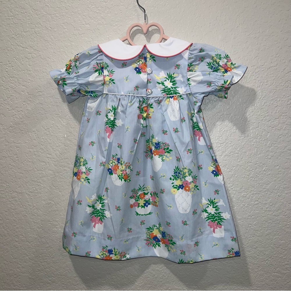 2T The Beaufort Bonnet Company Uplifting Lilies holly day dress - NWT - Picture 3 of 8